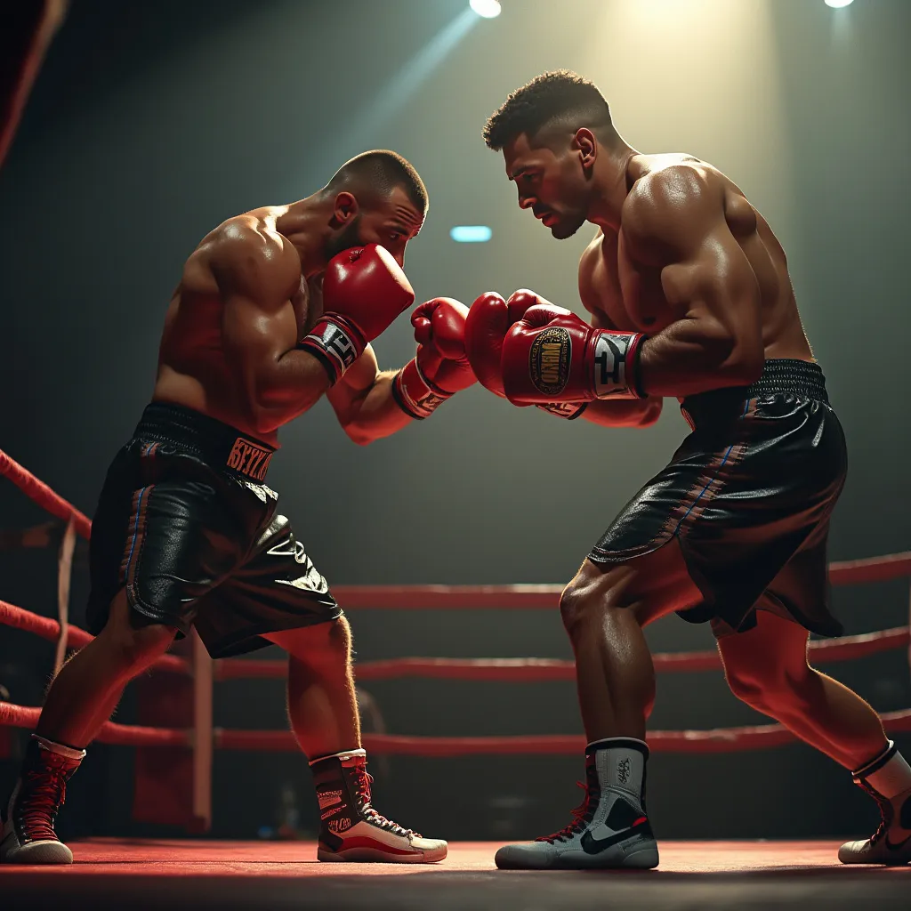Compétition de boxe